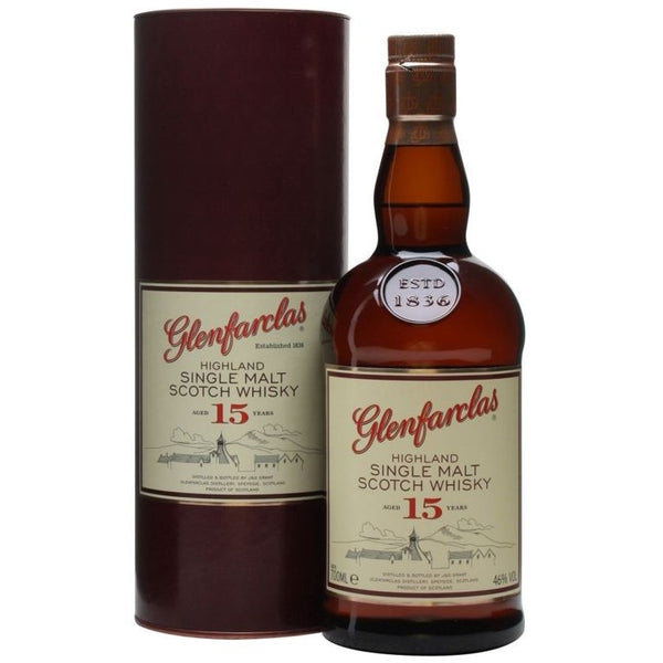 Glenfarclas 15 Yr Malt Whisky, 70cl